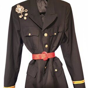 Brooch Military Jacket